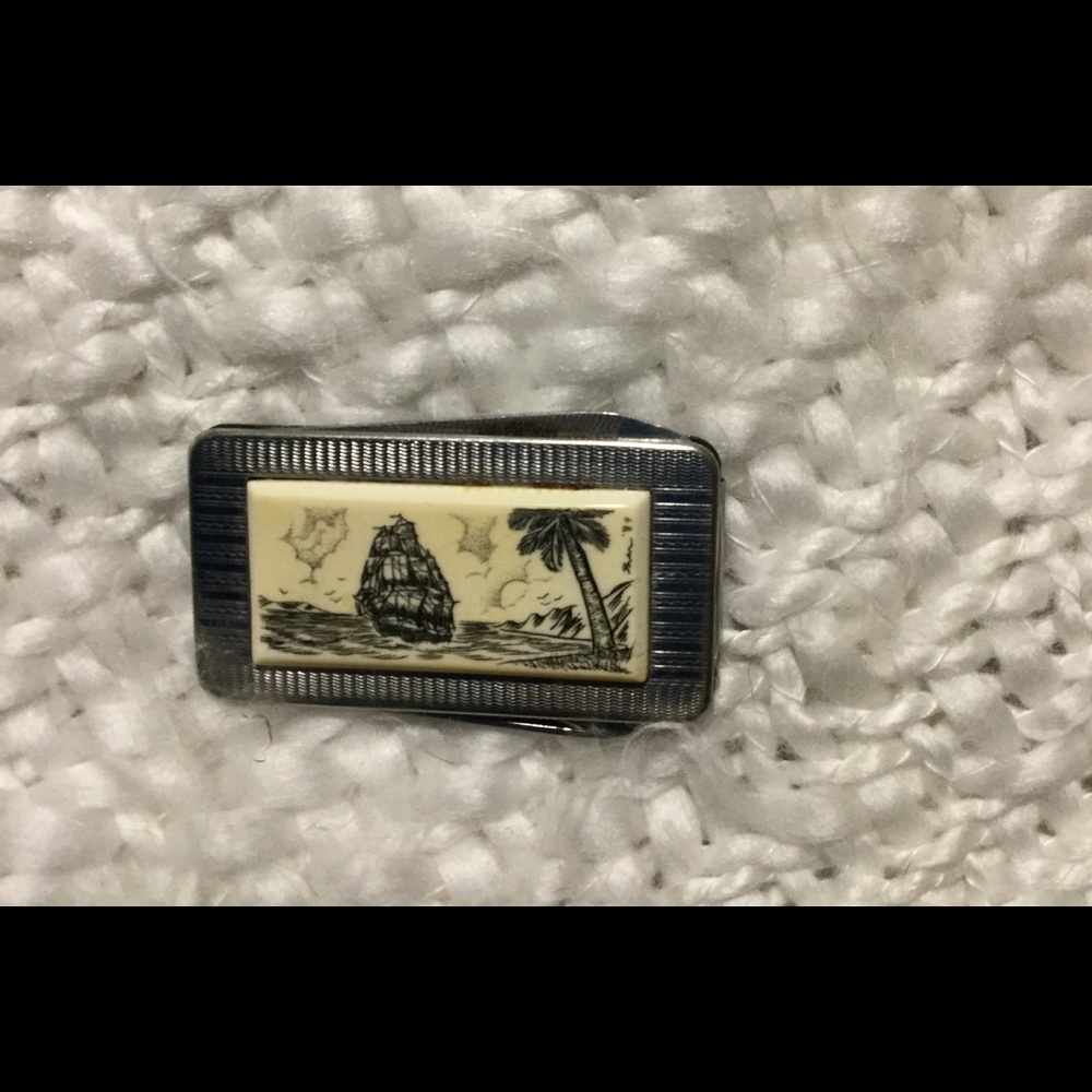 Scrimshaw Money Clip